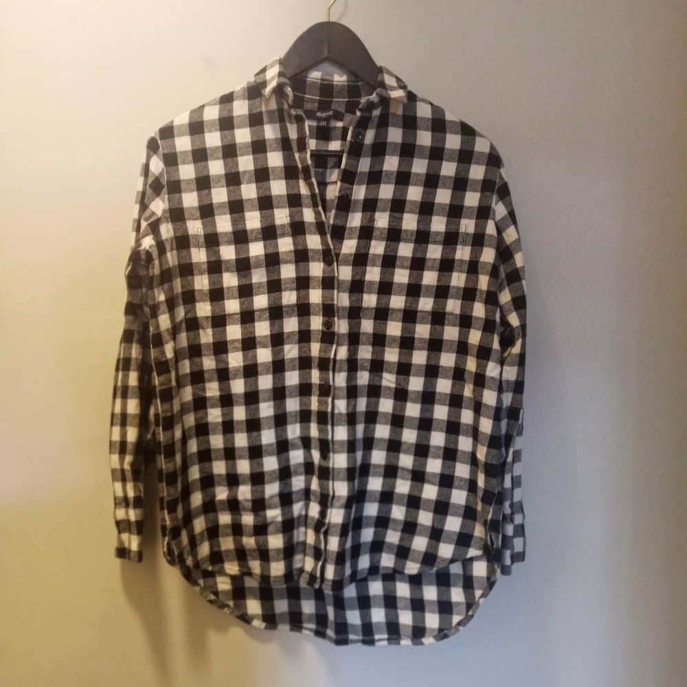 Madewell Flannel Oversized Boyshirt ~ Free Shipping! ☆